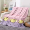 32 styles Sanrios Pompom Purin kawaii Cartoon Throw Blanket Anime Plush Sofa Cover Bedspread Travel Picnic 10 - Pompom Purin Shop