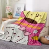 32 styles Sanrios Pompom Purin kawaii Cartoon Throw Blanket Anime Plush Sofa Cover Bedspread Travel Picnic 17 - Pompom Purin Shop