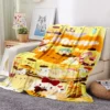 32 styles Sanrios Pompom Purin kawaii Cartoon Throw Blanket Anime Plush Sofa Cover Bedspread Travel Picnic 20 - Pompom Purin Shop