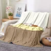 32 styles Sanrios Pompom Purin kawaii Cartoon Throw Blanket Anime Plush Sofa Cover Bedspread Travel Picnic 8 - Pompom Purin Shop