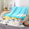 32 styles Sanrios Pompom Purin kawaii Cartoon Throw Blanket Anime Plush Sofa Cover Bedspread Travel Picnic 9 - Pompom Purin Shop