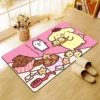 Cute Anime Dog PomPomPurin Carpet Non slip Bathroom Rug Rectangle Flannel Bath Mat Japanese Anime Living 2 - Pompom Purin Shop