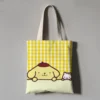 Kawaii Sanrio Anime Canvas Tote Bag Cute Pompompurin Cartoon Summer Portable Shopping Bag Originality Children Gifts 10 - Pompom Purin Shop