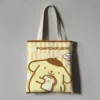 Kawaii Sanrio Anime Canvas Tote Bag Cute Pompompurin Cartoon Summer Portable Shopping Bag Originality Children Gifts 11 - Pompom Purin Shop