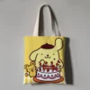 Kawaii Sanrio Anime Canvas Tote Bag Cute Pompompurin Cartoon Summer Portable Shopping Bag Originality Children Gifts 3 - Pompom Purin Shop