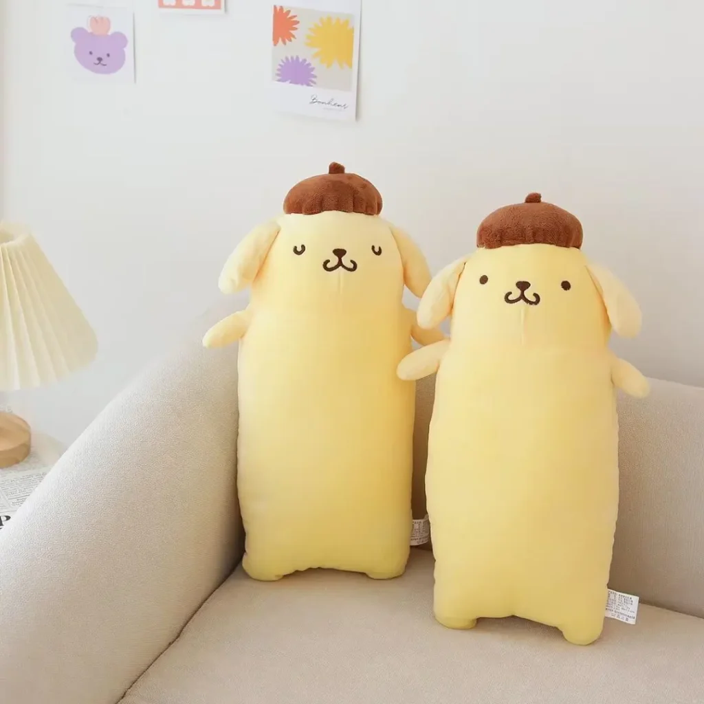 Sanrio Kawaii Pom Pom Purin Plush Toy Stuffed Animals Dog Doll Cartoon Cute Pompompurin Room Decor 4 - Pompom Purin Shop