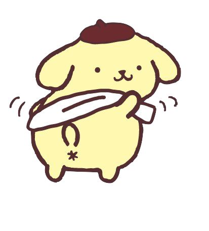 Pompompurin is a well-traveled pup