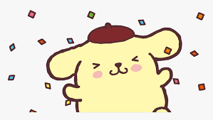 Pompompurin is often depicted wearing a brown beret