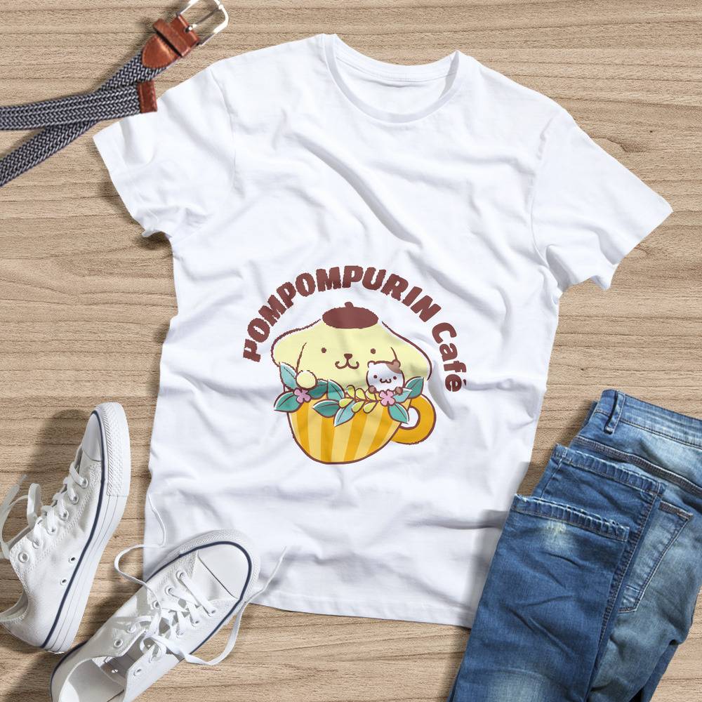 Pompompurin Cafe T-shirt